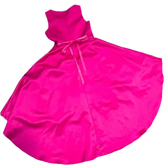 Rare Editions Vibrant Fuschia High Low Special Occasion Girls Dress Size 14 - Picture 5 of 9